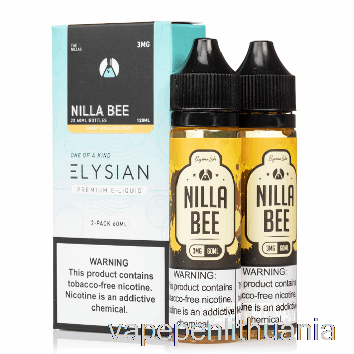Nilla Bee - Elysian Labs - 120ml 3mg Vape Skystis